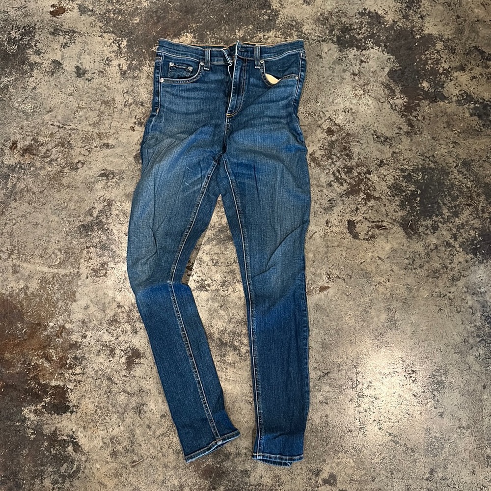 rag and bone women’s high rise skinny ankle jeans